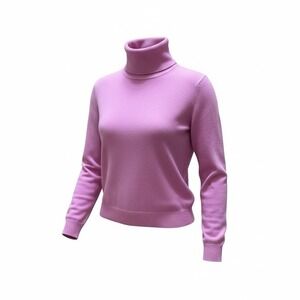 Griffen Turtleneck Sweater Women PS Pink Cashmere Coquette Capsule Quiet Luxury